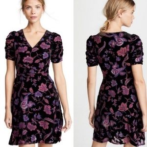 Rebecca Minkoff velvet floral dress